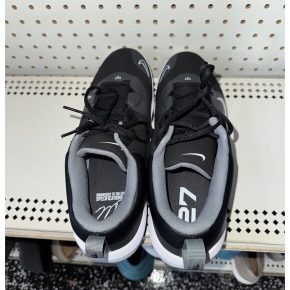 Nike Force Trout 9 Pro MCS Mens Molded Baseball Cleats Size 12 Black White Gray - Picture 2 of 8